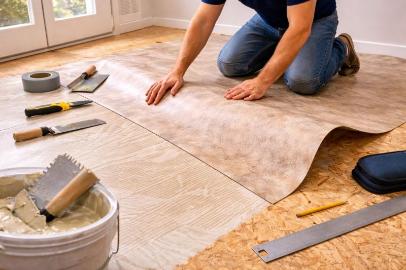 Sheet Vinyl Installation in Hastings, FL